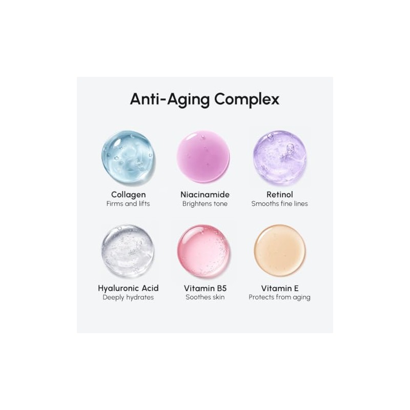 Maree Crema Hidratante Facial Retinol Rostro Antienvejecimiento Colágeno
