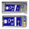 JOYCOURT Handicap Placard Holder for Car, Disabled Parking Permit Sign