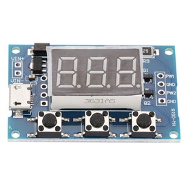 Generador de señal de pulso de onda cuadrada, generador de frecuencia de pulso PWM Salidas PWM independientes Amplio rango de frecuencia para generar pulso ajustable para el uso de MCU