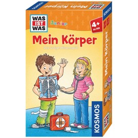 KOSMOS 711498 was ist was Junior - Mein Körper, Lernspiel für 2-4 Kinder ab 4, Reisespiel, Kinderspiel, Geburtstagsgeschenk, Mitbringsel