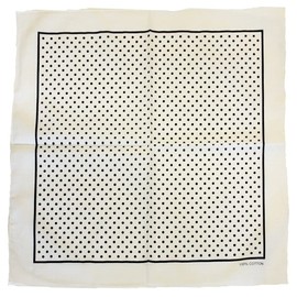 Zac's Alter Ego Polka Dot Bandana, Hippy Neckerchief 100% Cotton