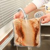 Wolpin Microfiber Cleaning Cloths, 5 Pcs 25 x 25 cms