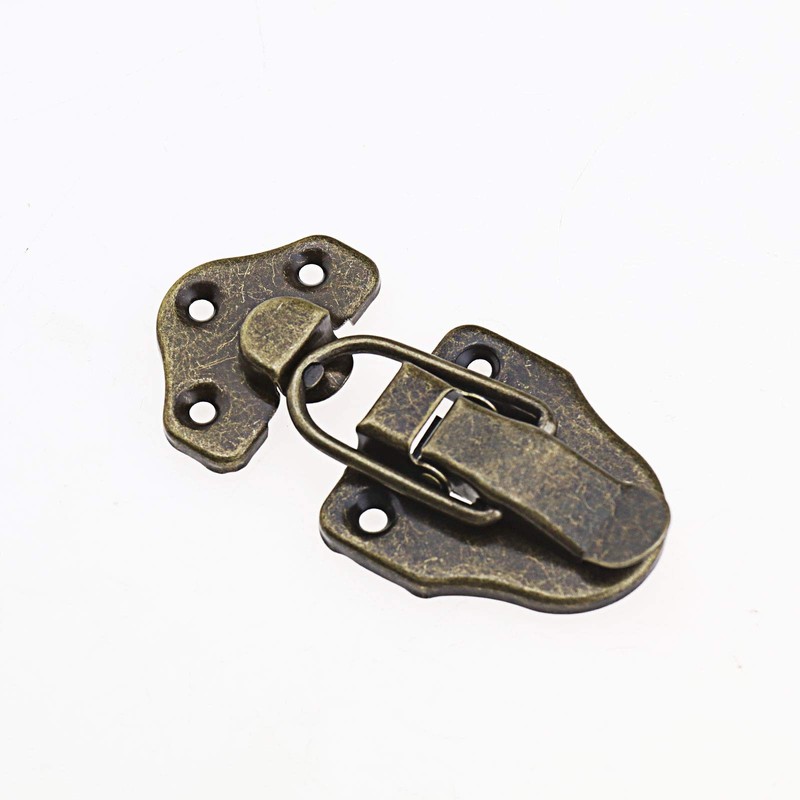 OTOTEC 8Pcs Box Case Latch Hasp, Retro Style Metal Duckbilled