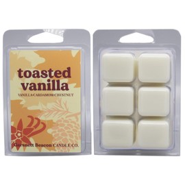 Garsnett Beacon Candle Co. Toasted Vanilla Fall Scented 2-Pack Wax Melts | Vanilla, Cardamom, Chestnut Scented | Autumn Wax Melts for Home, Office | 100% Natural Soy Wax | Handcrafted in The USA