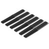 6pcs Carbon Fine Cutting Combs Salon Barber Plastic Hairdressing Flat
