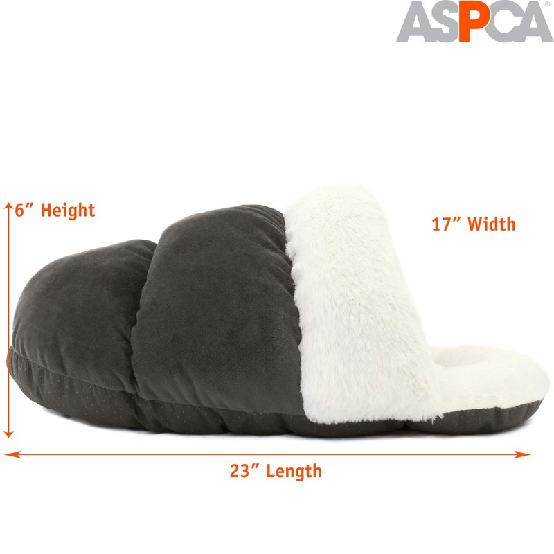 ASPCA Cave Bed for Cats, Cozy Slipper for Indoor Pets
