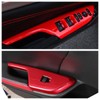 ATAIRSOFT 4 PCS Window Control Switch Button Cover Car Door