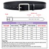 VONSELY Soft Wide Leather Belt for Jeans Shorts, Leather Belt