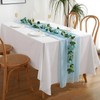 Chiffon Blue Tablecloth Modern Simple Romantic Wedding Decoration Tablecloth for