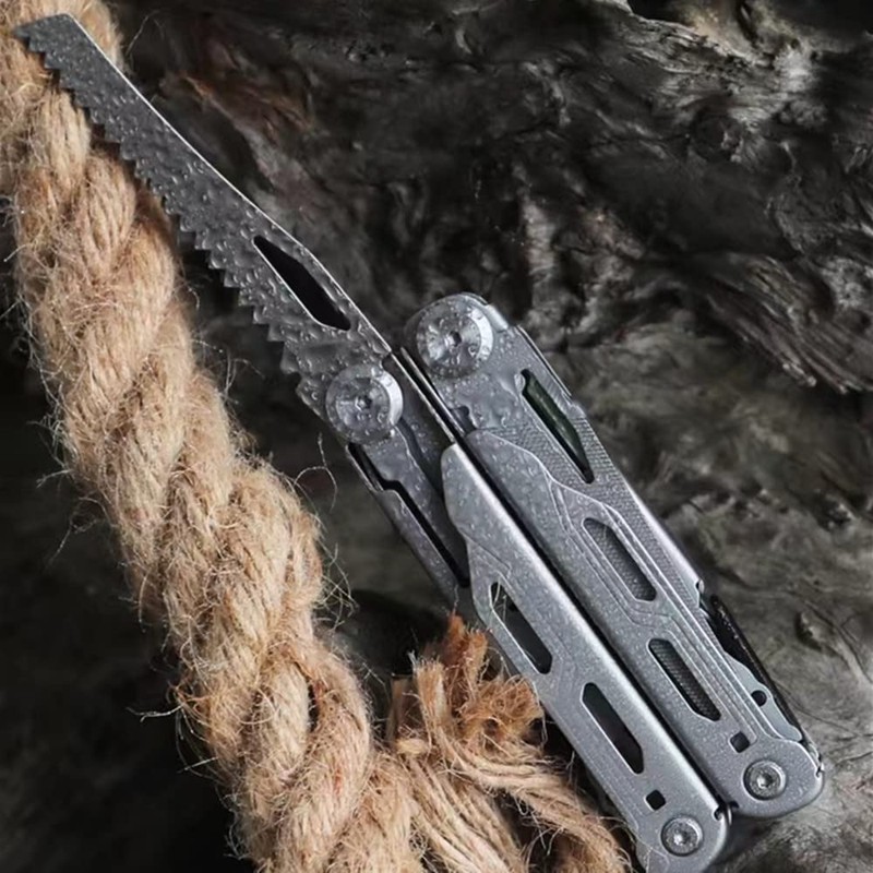 12-in-1 Stainless Steel General Plier Mini Multitool Plier Set Floding