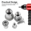 Set of 110 Rivet Nuts Assortment, M3 M4 M5 M6