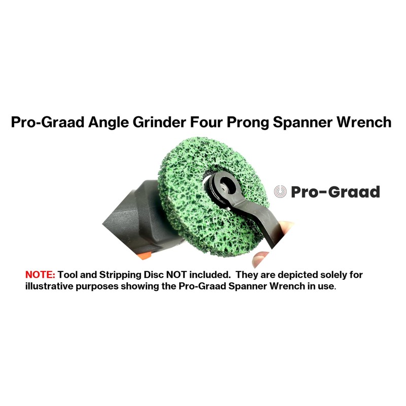 Pro-Graad Angle Grinder Wrench for 4-1/2”–9” Angle Grinders, 5/8-11 Threaded