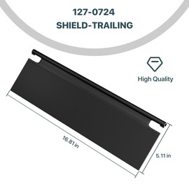 SurpLee 127-0724 Trailing Shield/Flap Kit Compatible with for Toro 21" Recycler Lawn Mower - Guard Flap Replacement Parts Compatible with Toro 21" Walk Lawn Mower Trailing Shield
