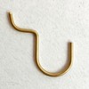 BRASS HOOK Brass Single Hook for Perforated Board 0.4 -