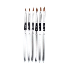 Baluue 6pcs Nail Art Brushes Set Professional Dotting and Painting Tools for Nail Art Synthetic Bristles for Easy Designs Lightweight and