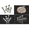 LBY 160pcs Phillips Chicago Screws, M5 x 10/15/20/25/30/35/40/45mm Binding Screw