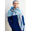 Invero, Grace Triangular Scarf 100% Cotton (Organic Organic), pastel