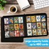 SKYHJK Card Binder-12 Pockets Trading Card Binder for Holding 480