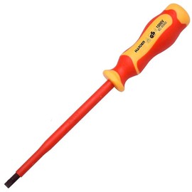 HARDEN 801102 Professional Electrician VDE Insulated 1000V Screwdriver, Slotted 2.5mm, 170mm Long