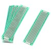 GFORTUN 10 Pcs 2 cm x 8 cm Double-side Prototyping PCB Universal Printed Circuit Board for DIY