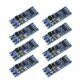 GERUI Pack of 8 SinglechipTTL to RS485 485 to Serial Port UART Level Converter Module UART to for RS485 Converter 3.3V 5VRS485 to TTL Hardware Automatic Flow Control