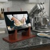 Wooden Cookbook Stand,Multifunctional Kitchen Book Stand,Cookbook Holder for Kitchen Counter