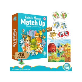 Circle Toys Animals Memory Match Up