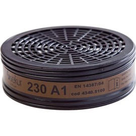 KAYSER GmbH Gasfilter 230 A1 F.Vollmaske F.Gase u.Dämpfe 2St. Pack of