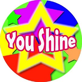 144 Superstar 30mm School Reward Stickers for Teachers, Parents Party Bags,