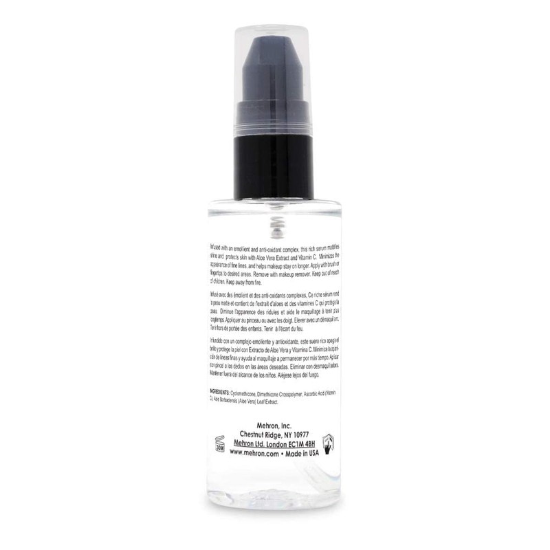 Mehron Makeup Velvet Finish Smoothing Primer | Professional Pre-Foundation Skin