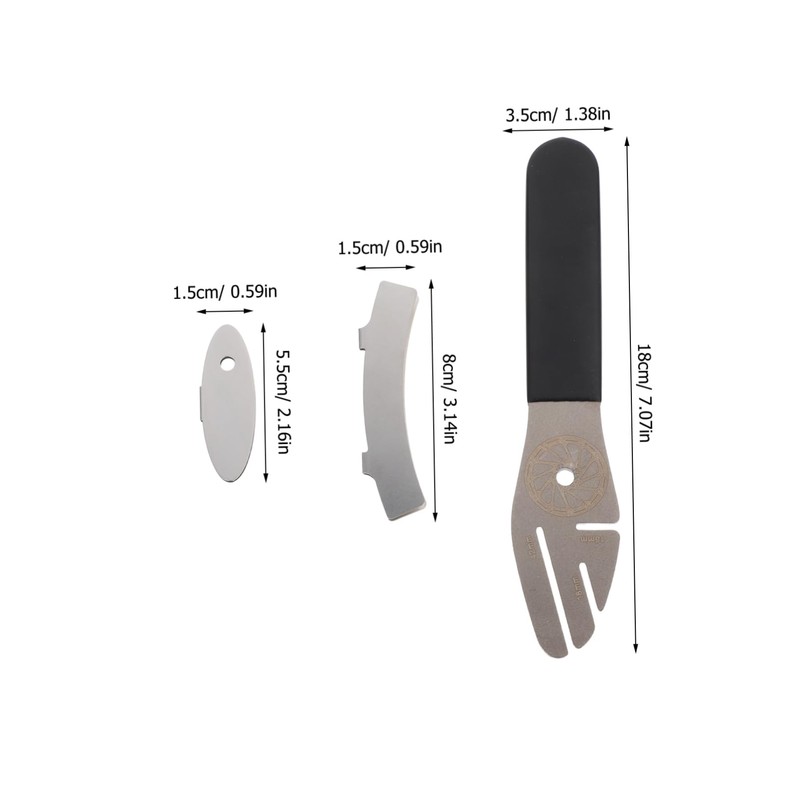 Kisangel Mountain Bike Disc Brake Pads Adjusting Tool Set Stainless
