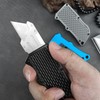 Folding Utility Knife, Premium Retractable Box Cutter, Aluminum Alloy Pocket