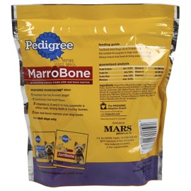 Pedigree Marrobone Real Beef Flavor Mini Snacks For Dogs 15 Oz.