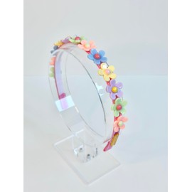 Lacarotei Multicolored Flower Handmade Headband - Candy Colors - Girls & Women Accessory