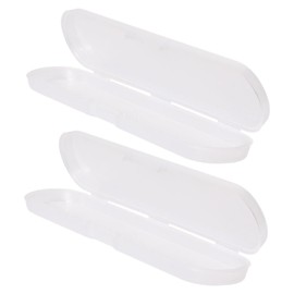 MAGICLULU 2Pcs Small Plastic Thermometer Storage Box for Digital Measurement Lightweight and Thermometer Case for Easy Storage and Carrying