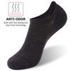 No Show Athletic Socks ZEALWOOD Ankle Merino Wool Socks for