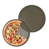 casaWare 2pc Ultimate Pizza Pan Set, (1) Ceramic Coated NonStick
