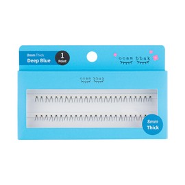 CCAMBBAK Original Light/Thick Eyelashes (8mm Thick (Black), 1Point)