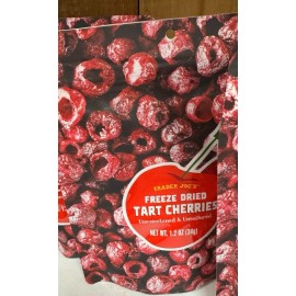 Trader Joe's Organic Freeze Dried Tart Cherries Pitted 1.2 oz Each NEW