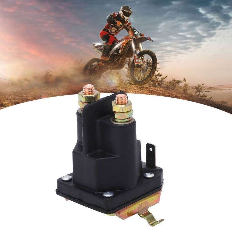 12V Starter Solenoid with 2 Terminal 532138406 Compact Structure Replacement