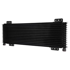 40k Transmission Oil Cooler LPD47391, Heavy Duty 40,000 GVW Max, Low Pressure Drop, Compatible with Tru-Cool,Includes Mounting Hardware-Ideal for Heavy Vehicles,40,000 GVW transmission cooler (black)