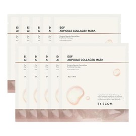 Byaecom EGF EGF Ampoule Collagen Mask Pack 10 pieces / 바이애콤 EGF 이지에프 앰플 콜라겐 마스크팩 10매입