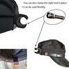 YIUWLMN 2Pcs Cap Flashlight Holder Soft Rubber Material Flashlight Holder
