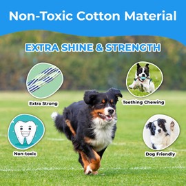 Stride Dog Chew Toys, Pack of 100, Cute Dog Rope Toys with Soft Rubber, Small & Medium Dogs, Interactive Dogs Toys for Boredom & Anxiety, Dog Teething Toy, Pet Suppliestoys, Dog Daycare Gifts