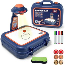 Drawing Projector, 1 Set Art Sketch Projector with Slides & Projection Images & Colored Pens & Drawing Stencil, Suitable for Drawing & Tracing