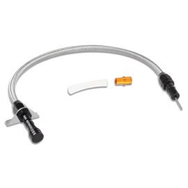 Aflle Racing Stainless Steel Flexible Transmission Dipstick Fits GM Chevy SBC BBC TH350 TH400 Turbo Black