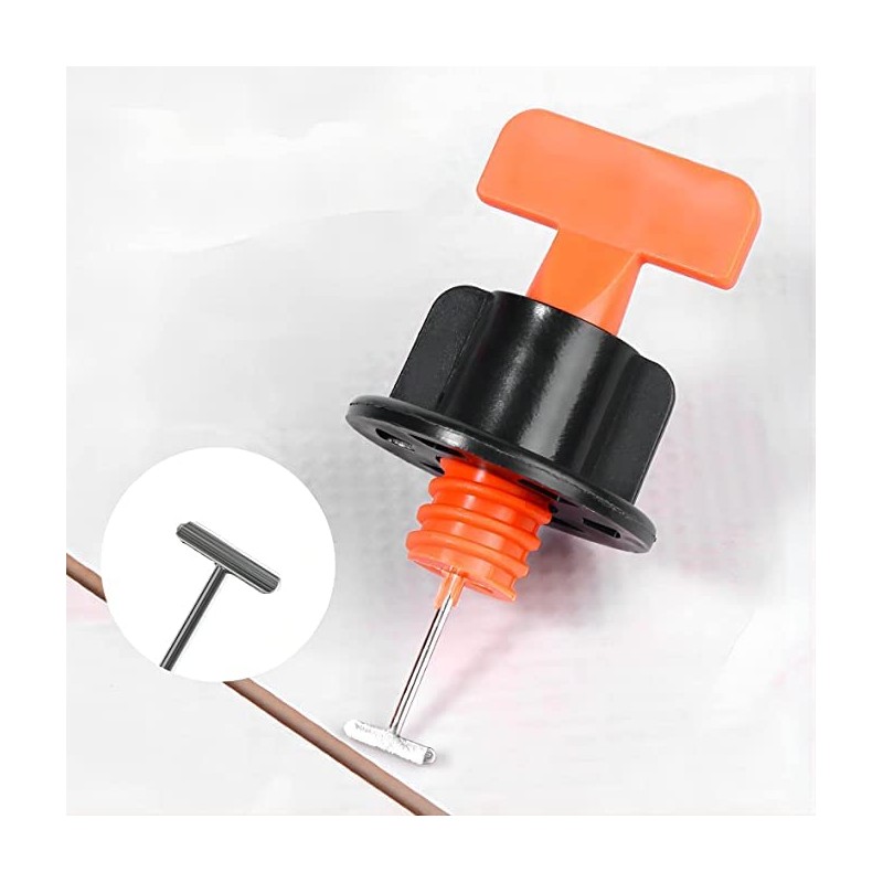 Kit Sistema Nivelador Azulejo Loseta Piso Reutilizable Nivelacion 50pza