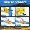 (Pack of 2) AB 1 Inch Push to Connect Ball