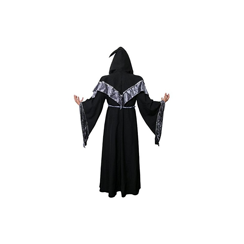 Nofonda Wizard Costume, Dark Wizard Robe, Warlock Cape, Cosplay Costume