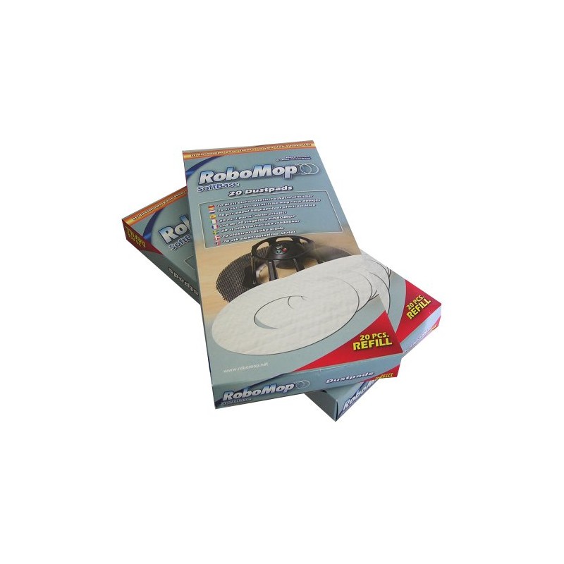 Replacement Cloths Robomop Softbase Dustcloths 20 Pieces